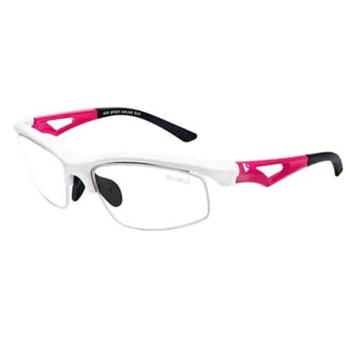 Versport Airline EVO en color blanco y rosa, la gafa más ligera para deporte