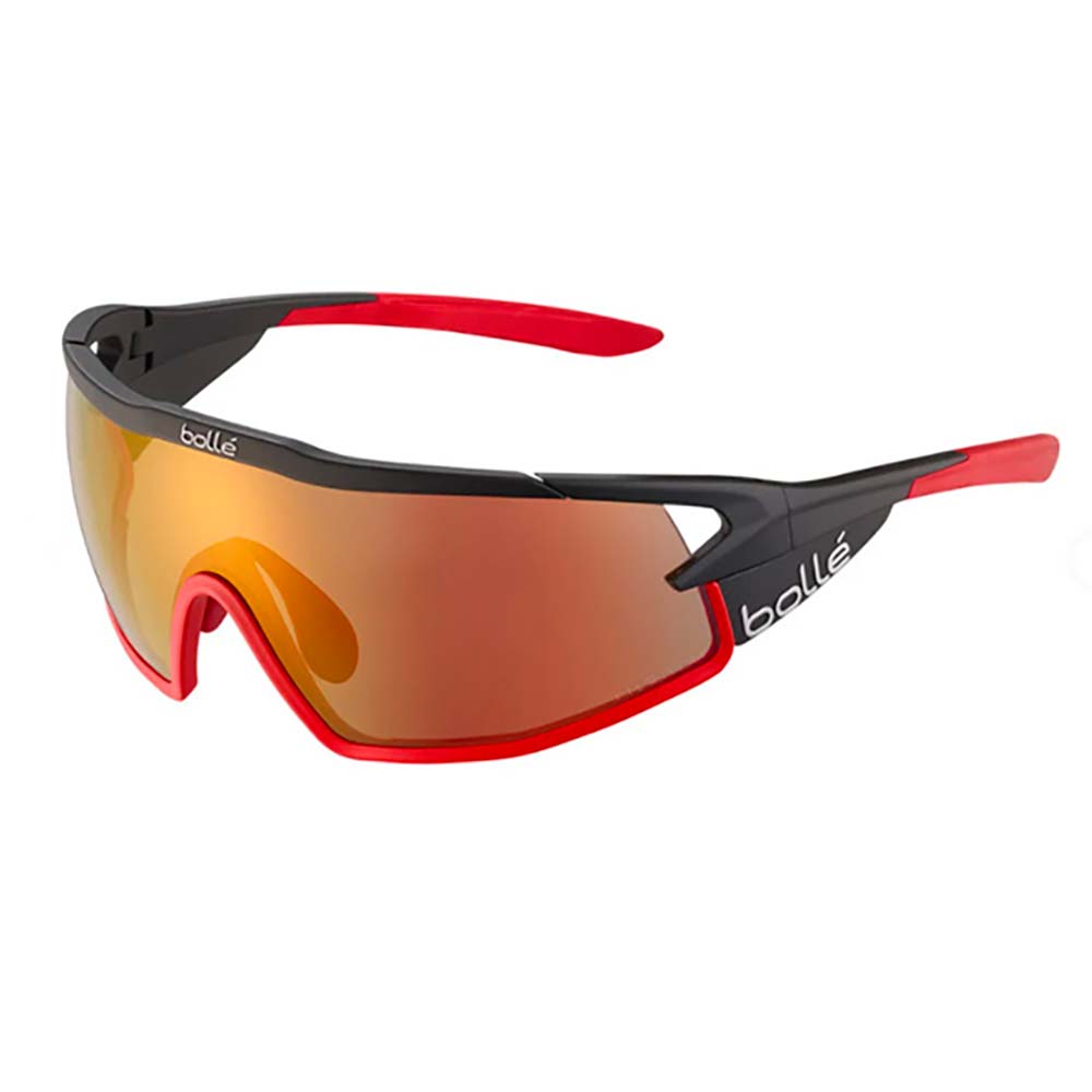 gafa perfecta para ciclistas por su ligereza y diseño bolle B Rock pro en color negro y rojo