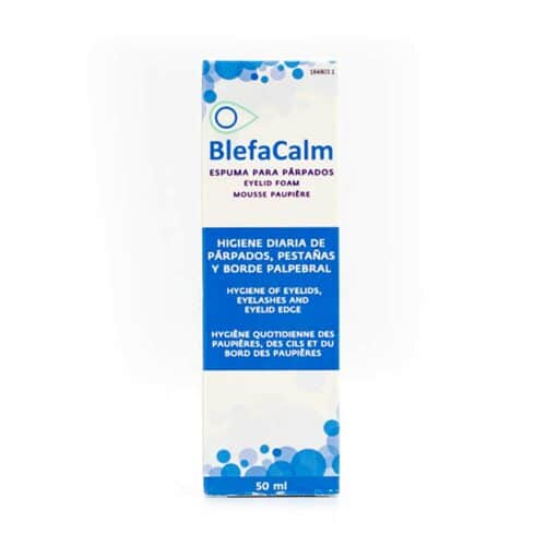 blefacalm espuma para calmar los ojos con blefaritis