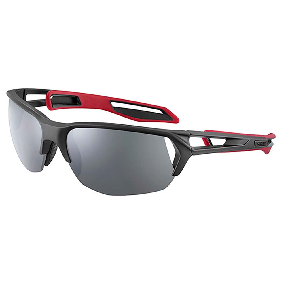 gafa de running cebe strack 2.0 talla mediana en color negro co detalles rojos